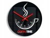 ZEGAR ŚCIENNY COFFEE TIME II BLACK